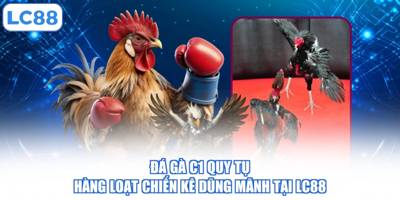 Đá gà C1 quy tụ hàng loạt chiến kê dũng mãnh tại LC88