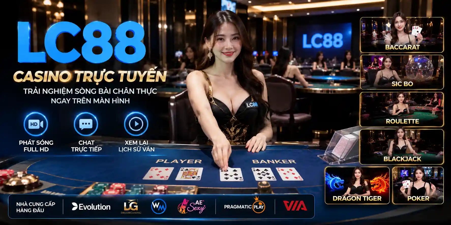 Casino trực tuyến nhà cái LC88