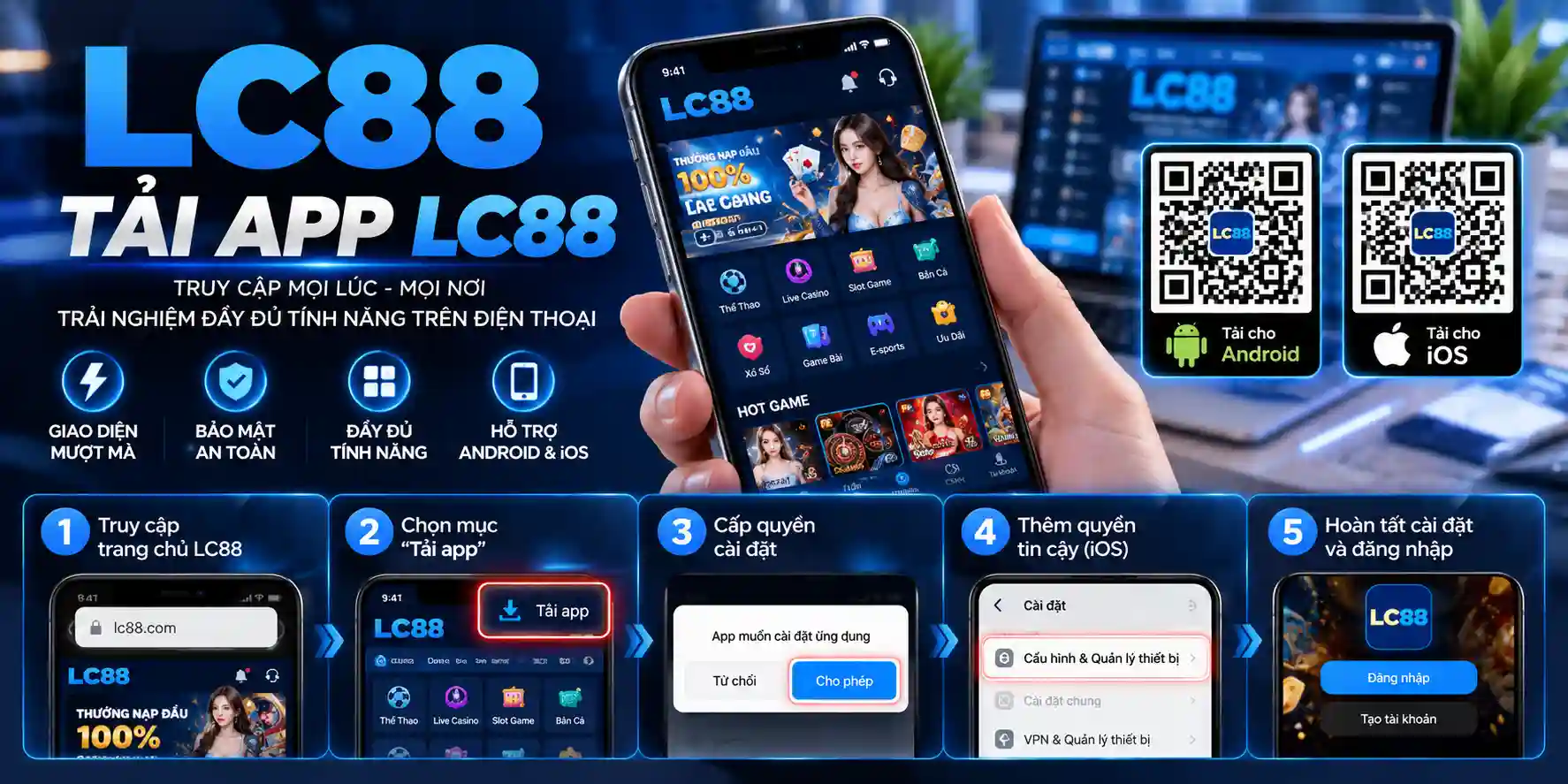 Nhà cái LC88 tích hợp 2 nền tảng