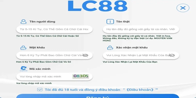 Quy trình đăng ký nhanh chóng 